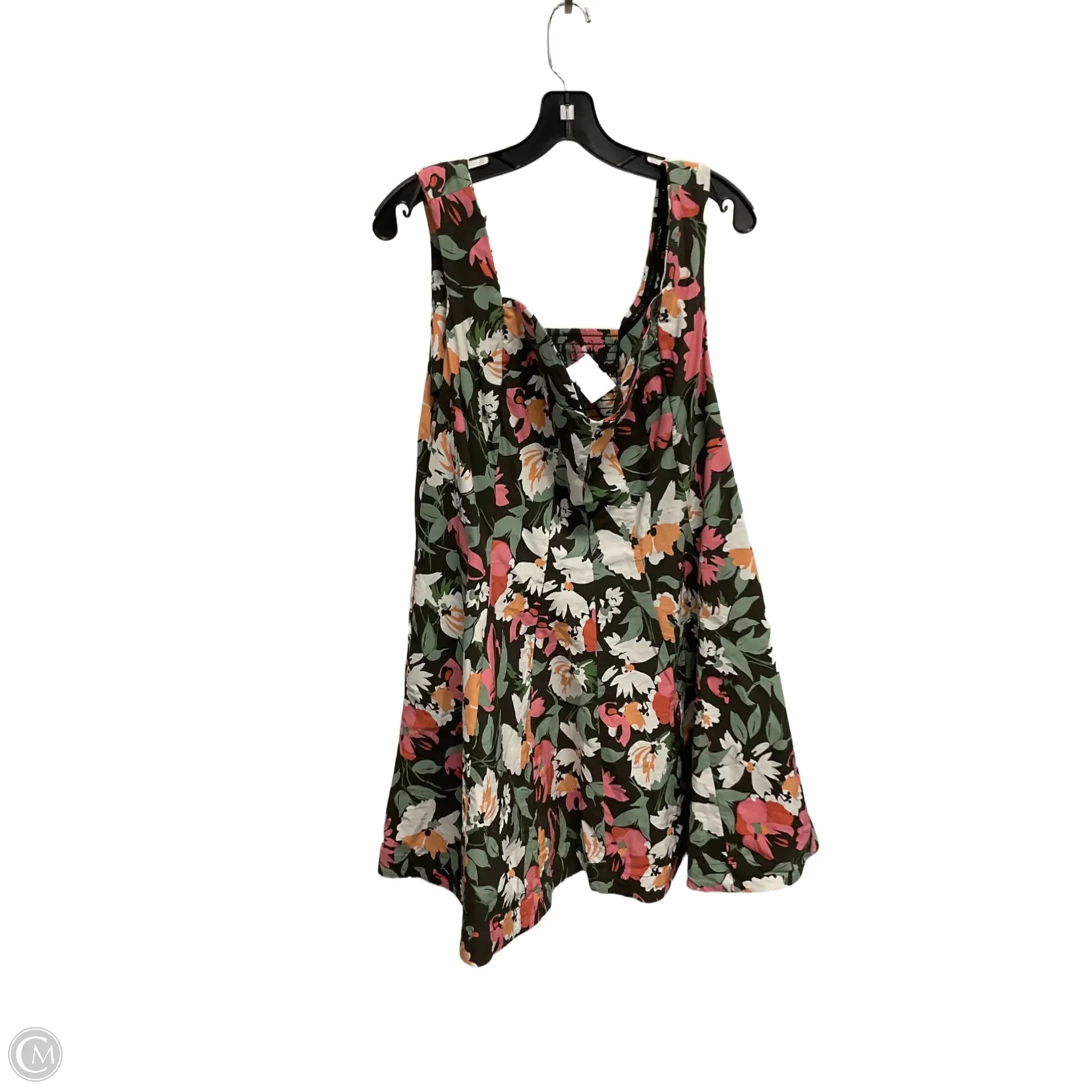 Dress Casual Short By Anthropologie In Multi-colored, Size: 1x Maxi Flowy Bohemian
