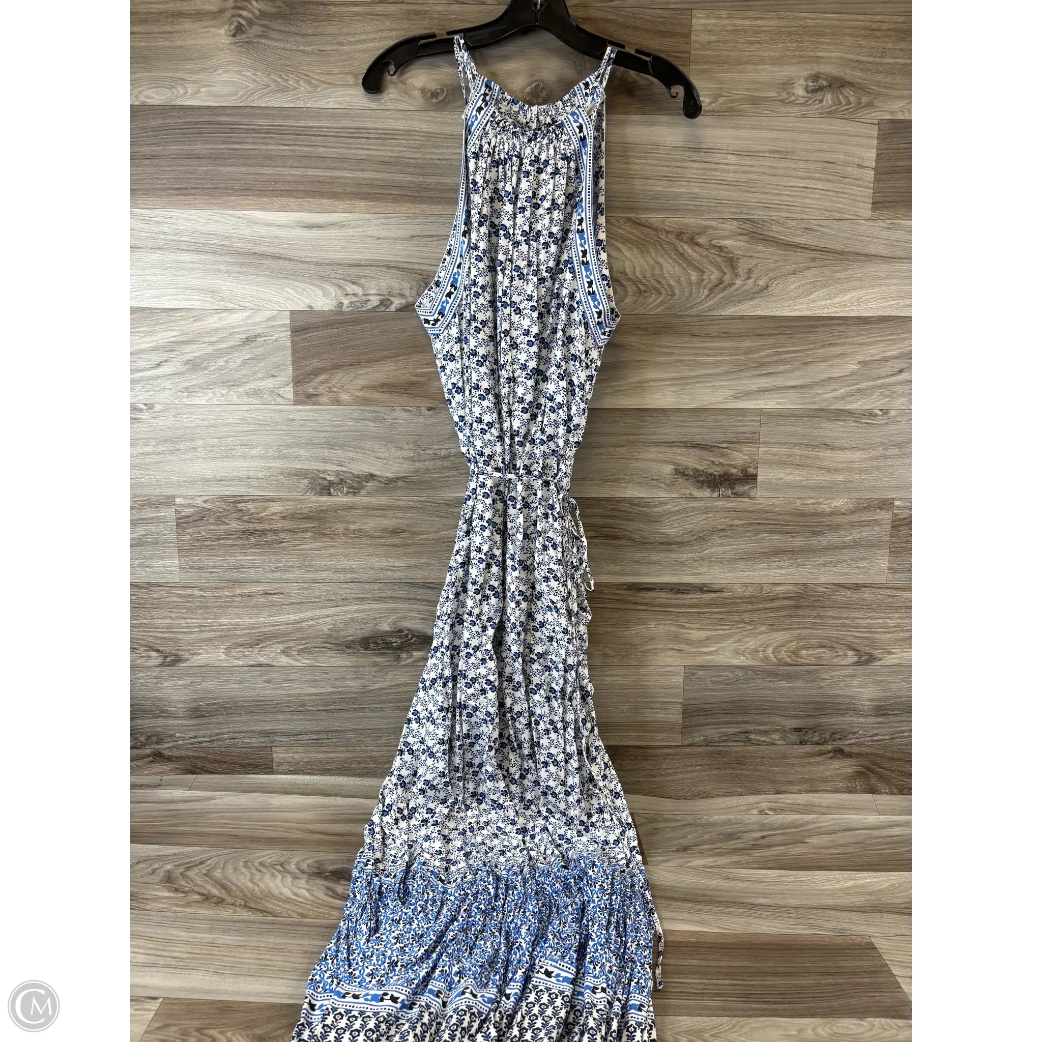 Dress Casual Maxi By Loft In Blue & White, Size: Xl Tunics Canvas sturdy