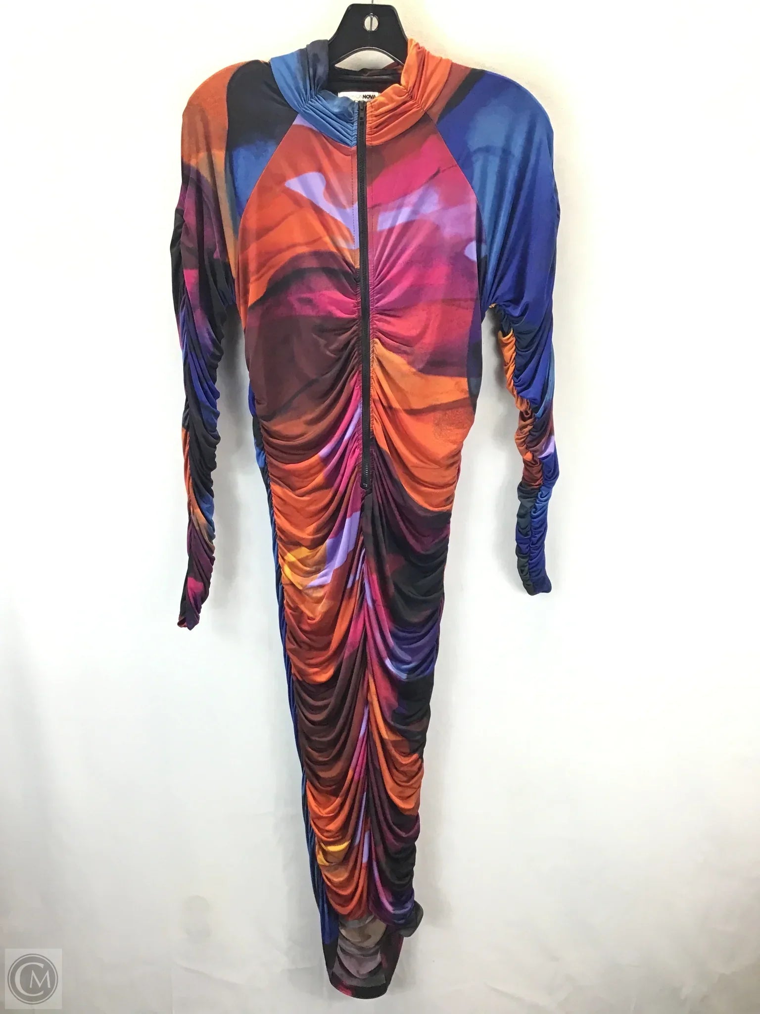 Dress Casual Midi By Fashion Nova In Multi-colored, Size: Xl Tunics Trendy modern