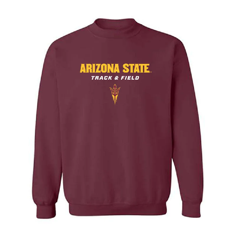 Arizona State - NCAA Women's Track & Field : Kylie Miller - Classic Shersey Crewneck Sweatshirt Hoodie with Longline Fit Extended Stylish
