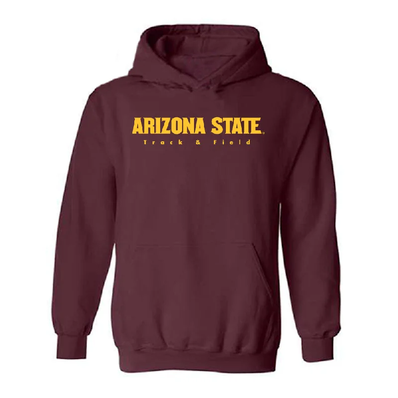 Arizona State - NCAA Women's Track & Field : Kate Miller - Classic Shersey Hooded Sweatshirt Hoodie Dress Longline Feminine