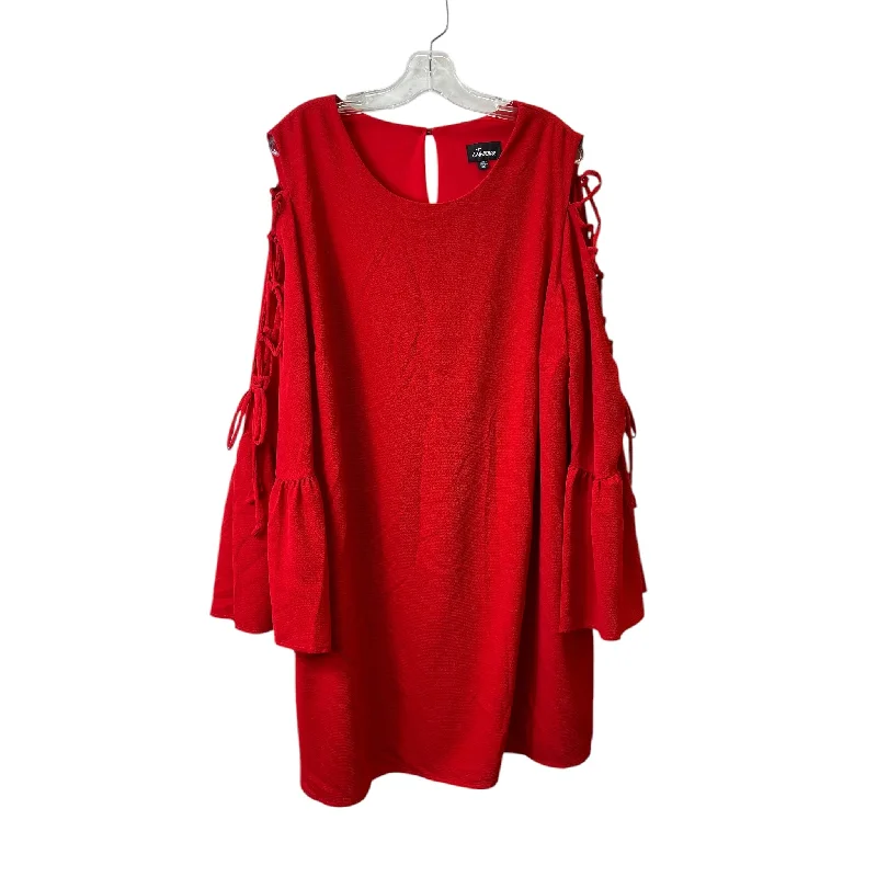 DRESS CASUAL MIDI by  Jemma In RED, Size: 2X Tunics Cozy soft