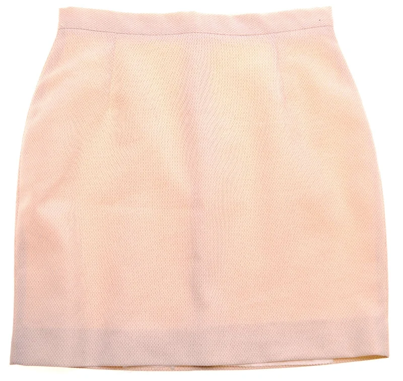 VINTAGE Womens A-Line Skirt W28 L16 Beige denim skirt durable
