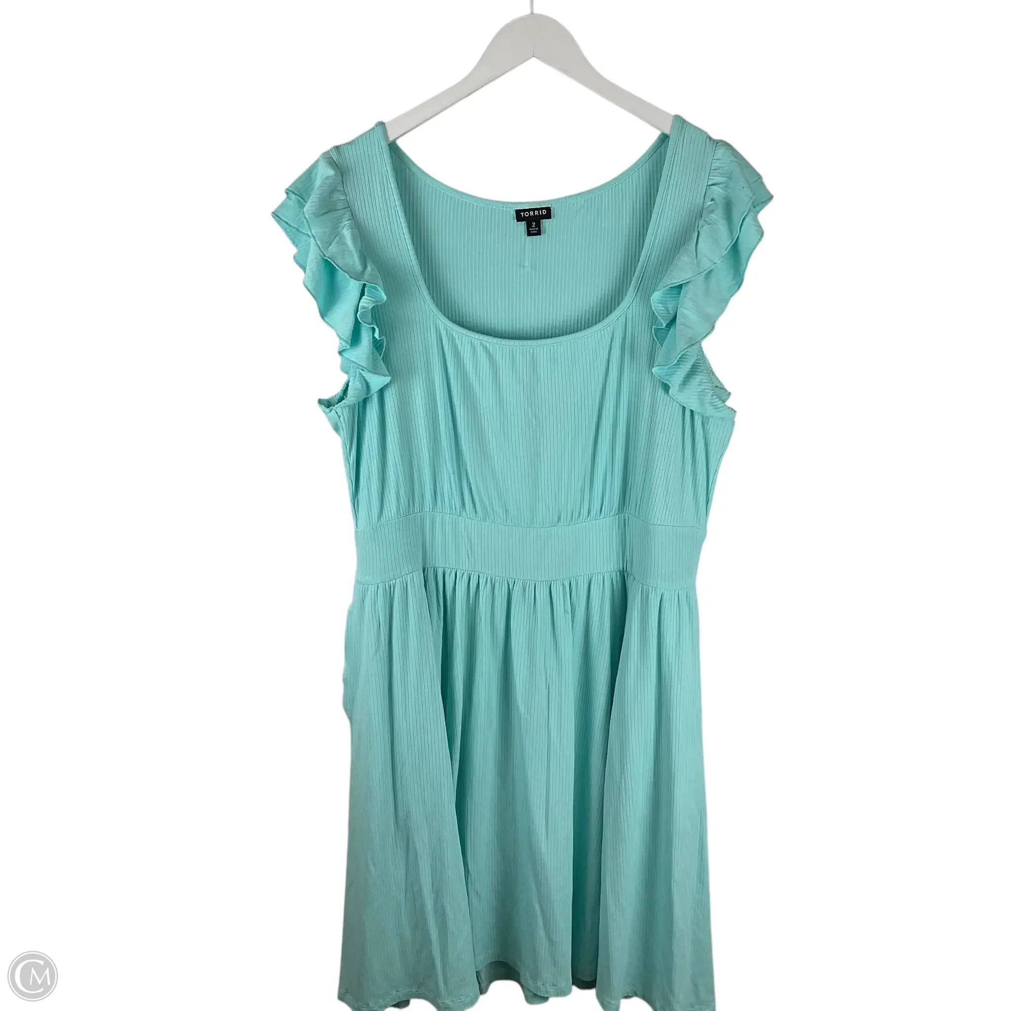 Dress Casual Midi By Torrid In Blue, Size: 2x Tunics Prom sequined