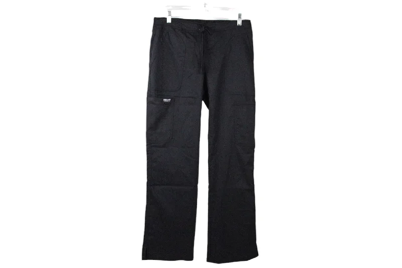 NEW Cherokee Workwear Modern Classic Black Scrub Pant | S Casual Skinny Fit Pants