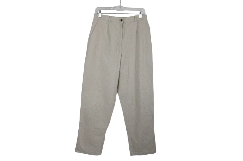 L.L. Bean Original Fit High Waisted Khaki Pants | 12 Stylish Paperbag Waist Pants
