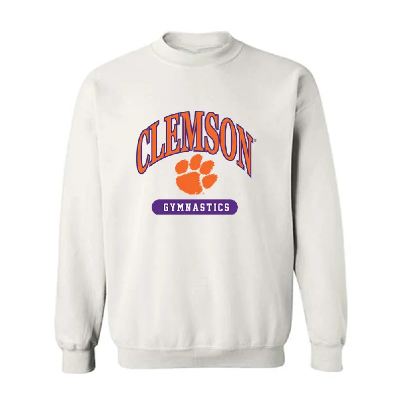 Clemson - NCAA Women's Gymnastics : Gabrielle Clark - Classic Shersey Crewneck Sweatshirt Hoodie with Toggle Buttons Decorative Unique