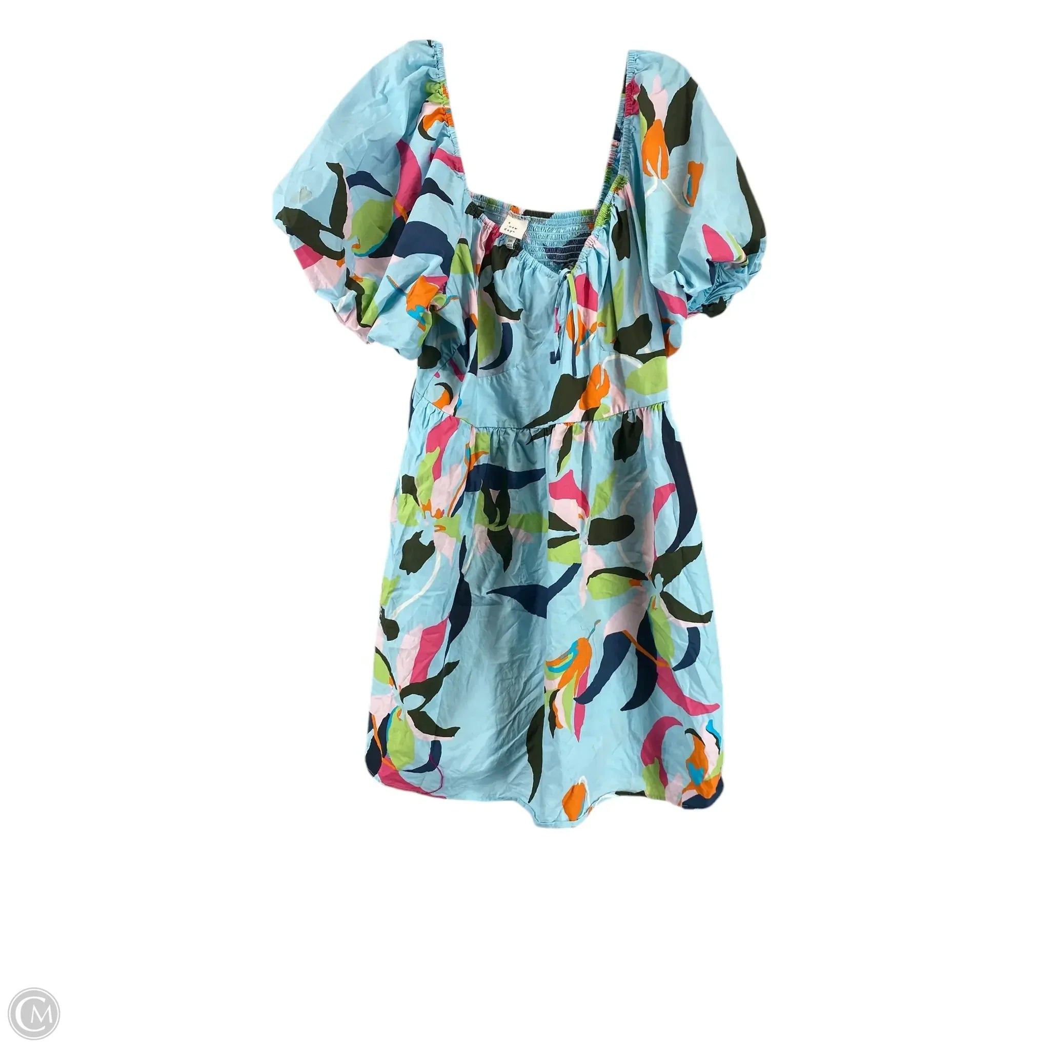 Dress Casual Short By A New Day In Blue, Size: 2x Tunics Leisure comfortable