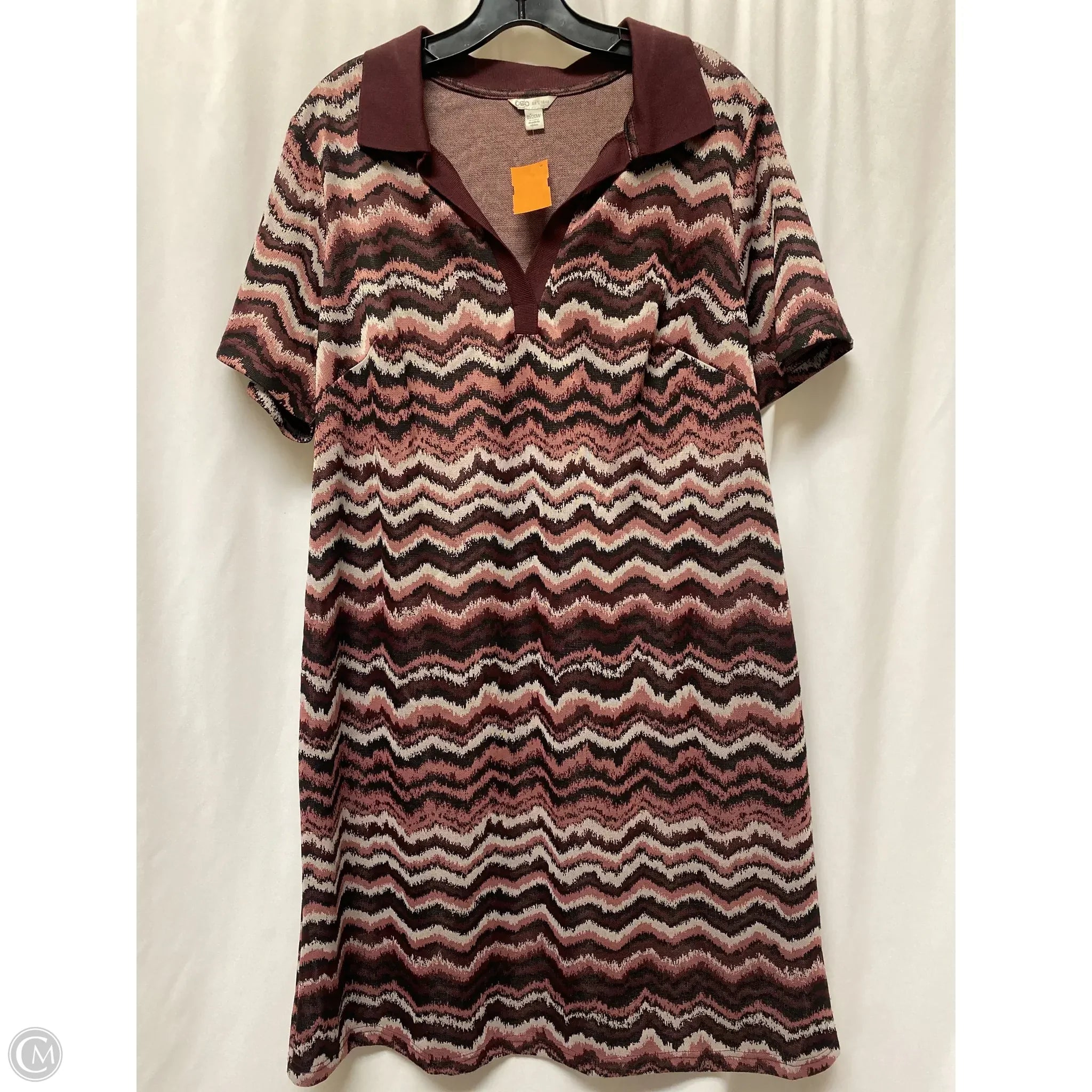 Dress Casual Midi By Cato In Mauve, Size: 1x Tunics Exclusive limited