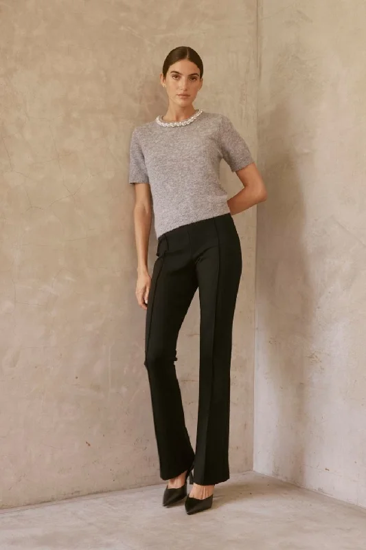 ALBEE PONTE PANT Chic Slim Fit Pants