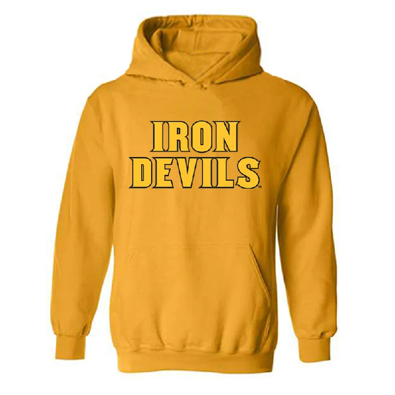Arizona State - NCAA Women's Track & Field : Kate Miller - Replica Shersey Hooded Sweatshirt Hoodie with Side Slits Relaxed Casual