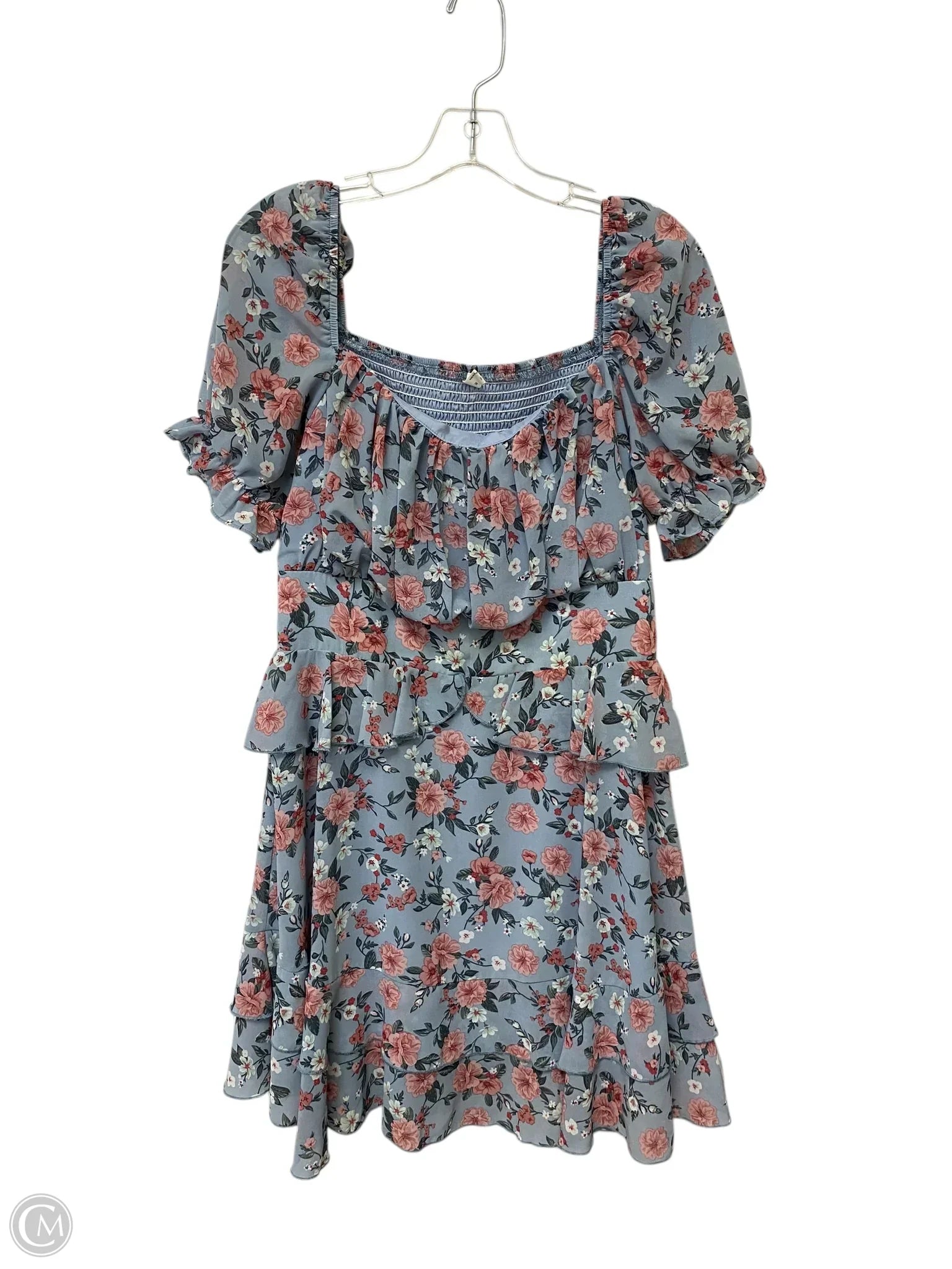 Dress Casual Short By Clothes Mentor In Geometric Pattern, Size: Xl Tunics Print Colorful