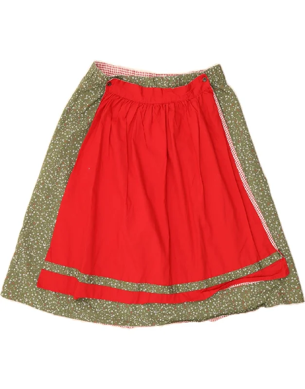 WALDSCHUTZ  Womens Trachten A-Line Skirt EU 40/42 Medium W30  Green denim skirt stylish