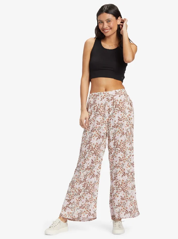 Roxy Women's "Midnight Avenue" Pants Elegant Wool Trousers