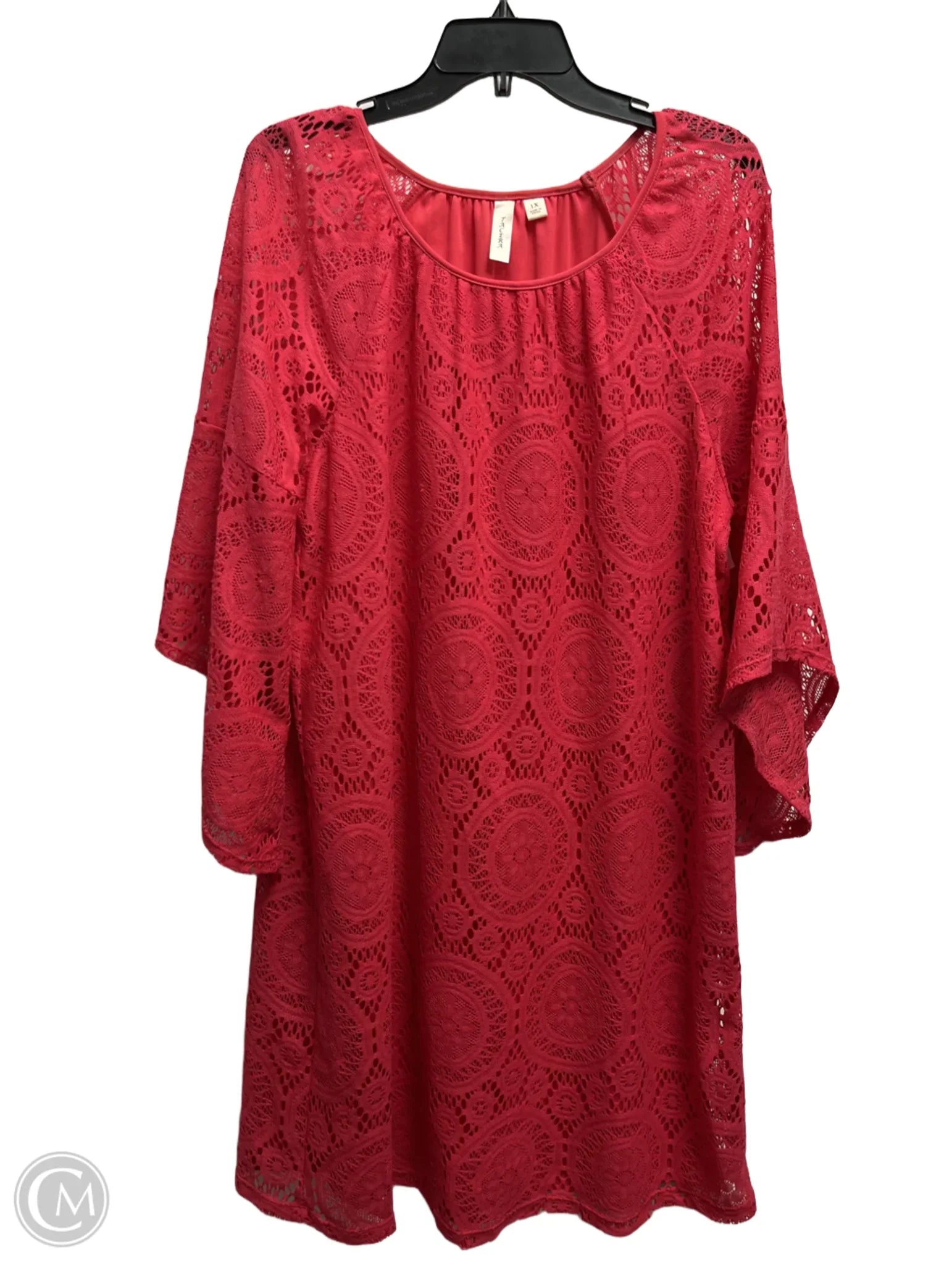 Dress Party Short By Tacera In Red, Size: 1x A-Line Day Work