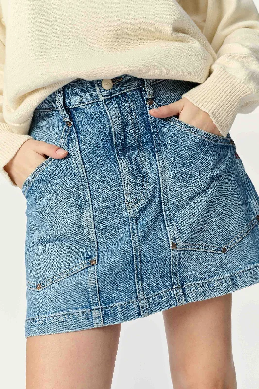 HAV - DENIM MINI SKIRT | MORGAN summer skirt style