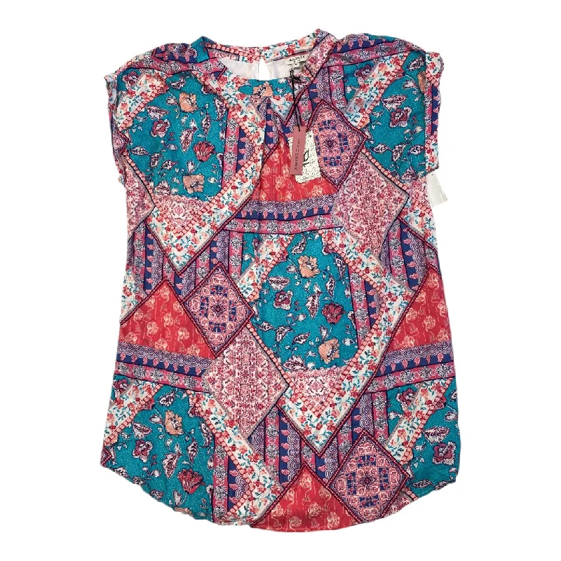 Dress Casual Short By Andree By Unit In Multi, Size:1X Tunics Recommended stylist