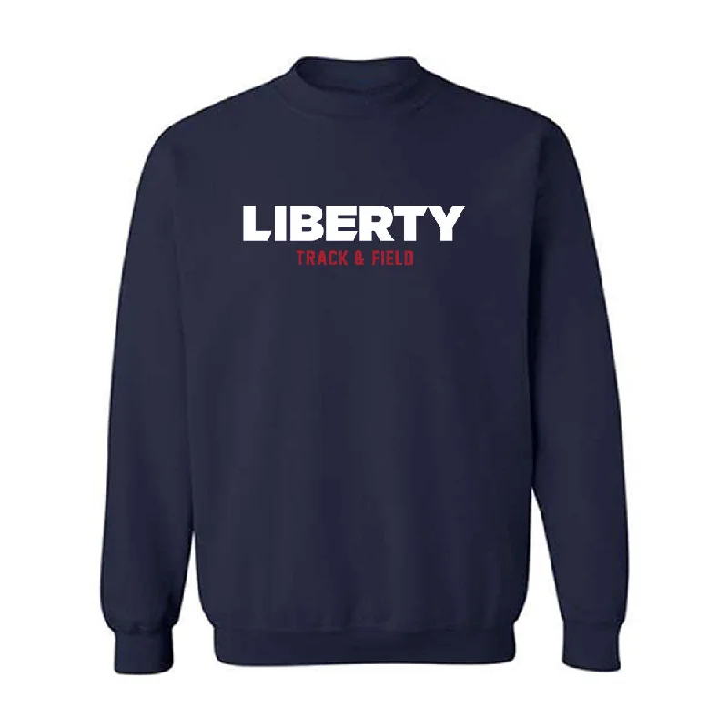 Liberty - NCAA Women's Track & Field : Parker Goldstein - Classic Shersey Crewneck Sweatshirt Hoodie with Mesh Breathable Sporty