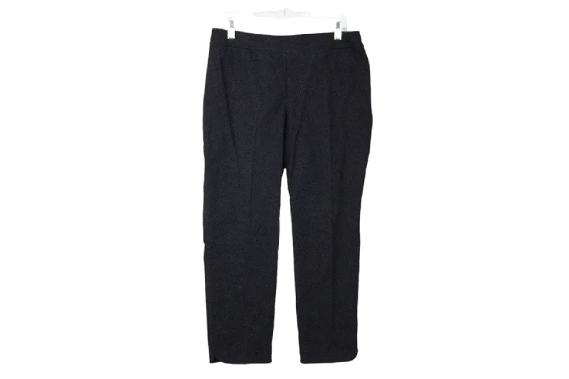 Talbots Black Cotton Pant | 10 Soft Stretch Trousers