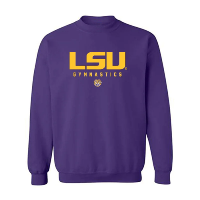 LSU - NCAA Women's Gymnastics : Kaytlyn Johnson - Crewneck Sweatshirt Hoodie with Oversized Fit Loose Comfortable
