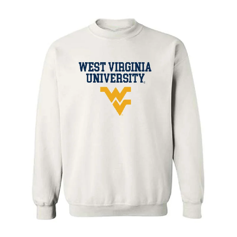 West Virginia - NCAA Women's Gymnastics : Emma Wehry - Crewneck Sweatshirt Hoodie with Monochrome Minimalist Simple
