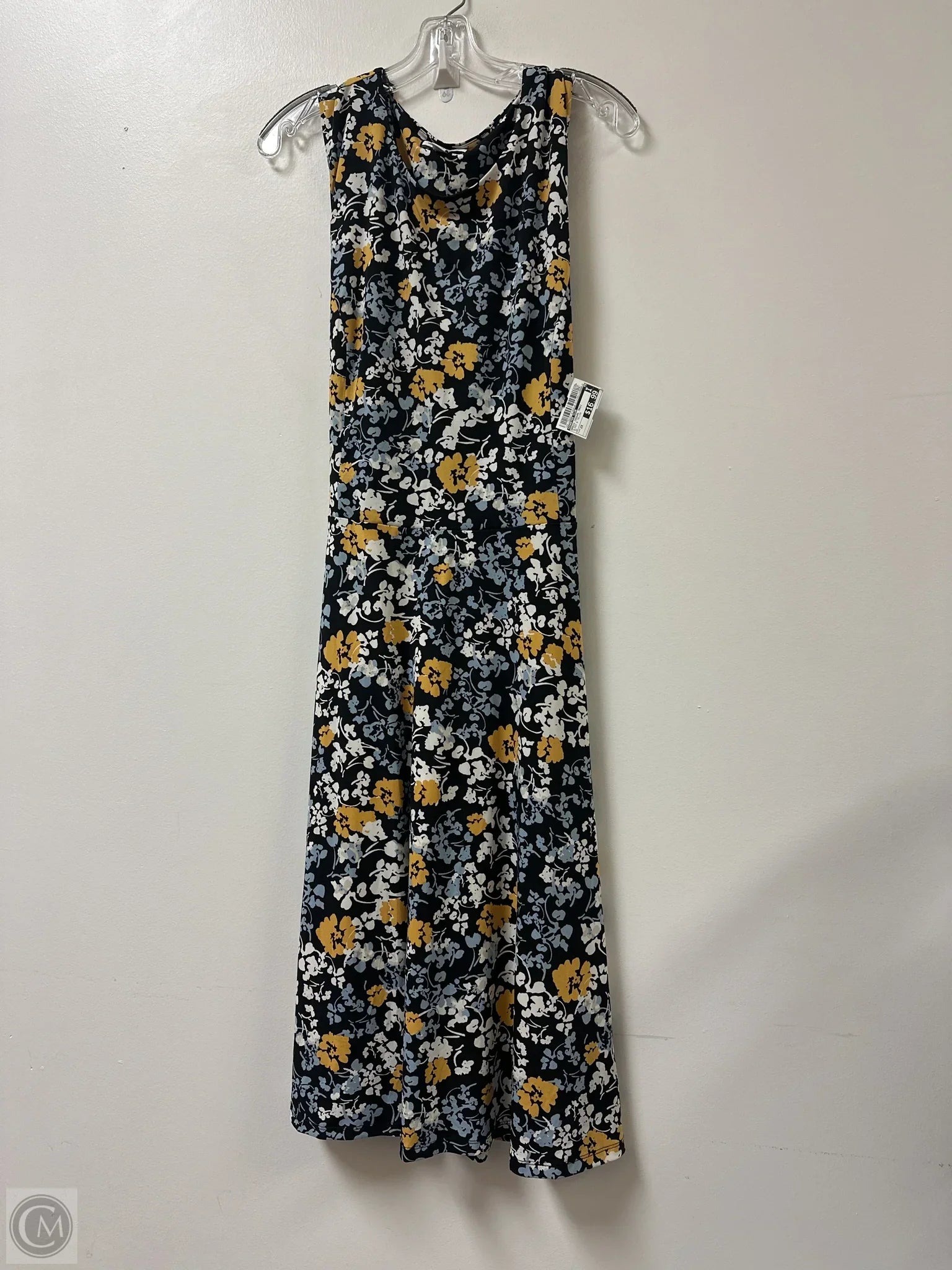 Dress Casual Maxi By Charter Club In Black & Yellow, Size: 2x Tunics Plaid country