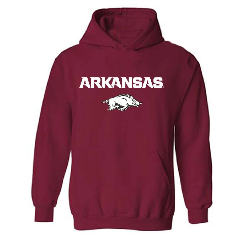 Arkansas - NCAA Women's Gymnastics : Cally Swaney - Hooded Sweatshirt Classic Shersey Hoodie with Crew Neck Simple Timeless