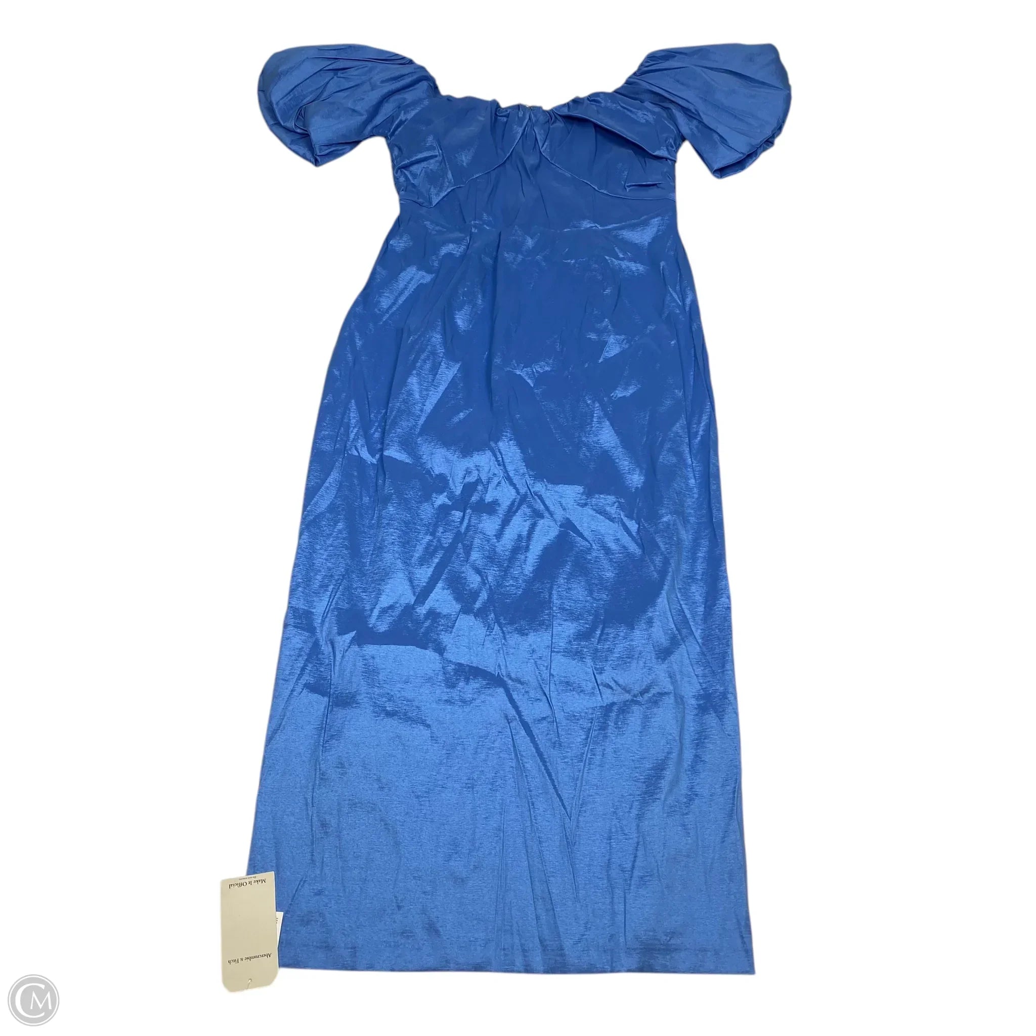 Dress Party Long By Abercrombie And Fitch In Blue, Size: Xl Tunics Office stylish