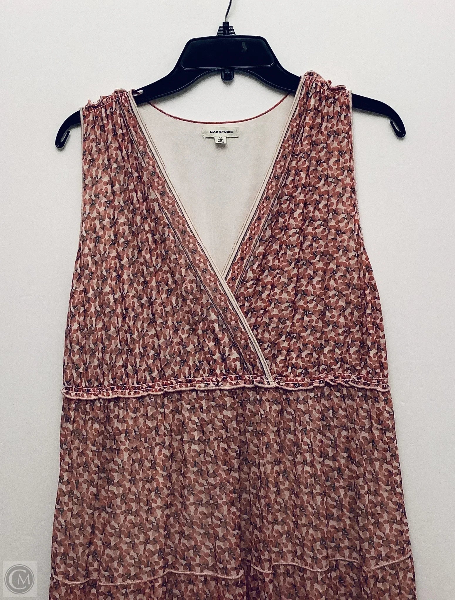 Dress Casual Midi By Max Studio In Red, Size: 1x Tunics Stylish modern