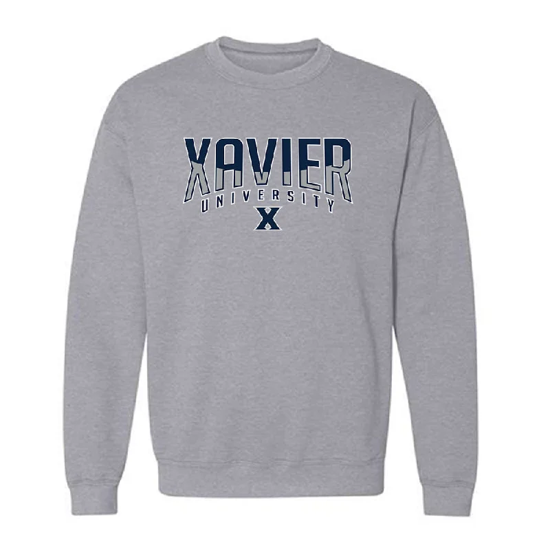 Xavier - NCAA Women's Track & Field : Rania Brown - Generic Shersey Crewneck Sweatshirt Hoodie with Elastic Waist Stretchable Comfortable