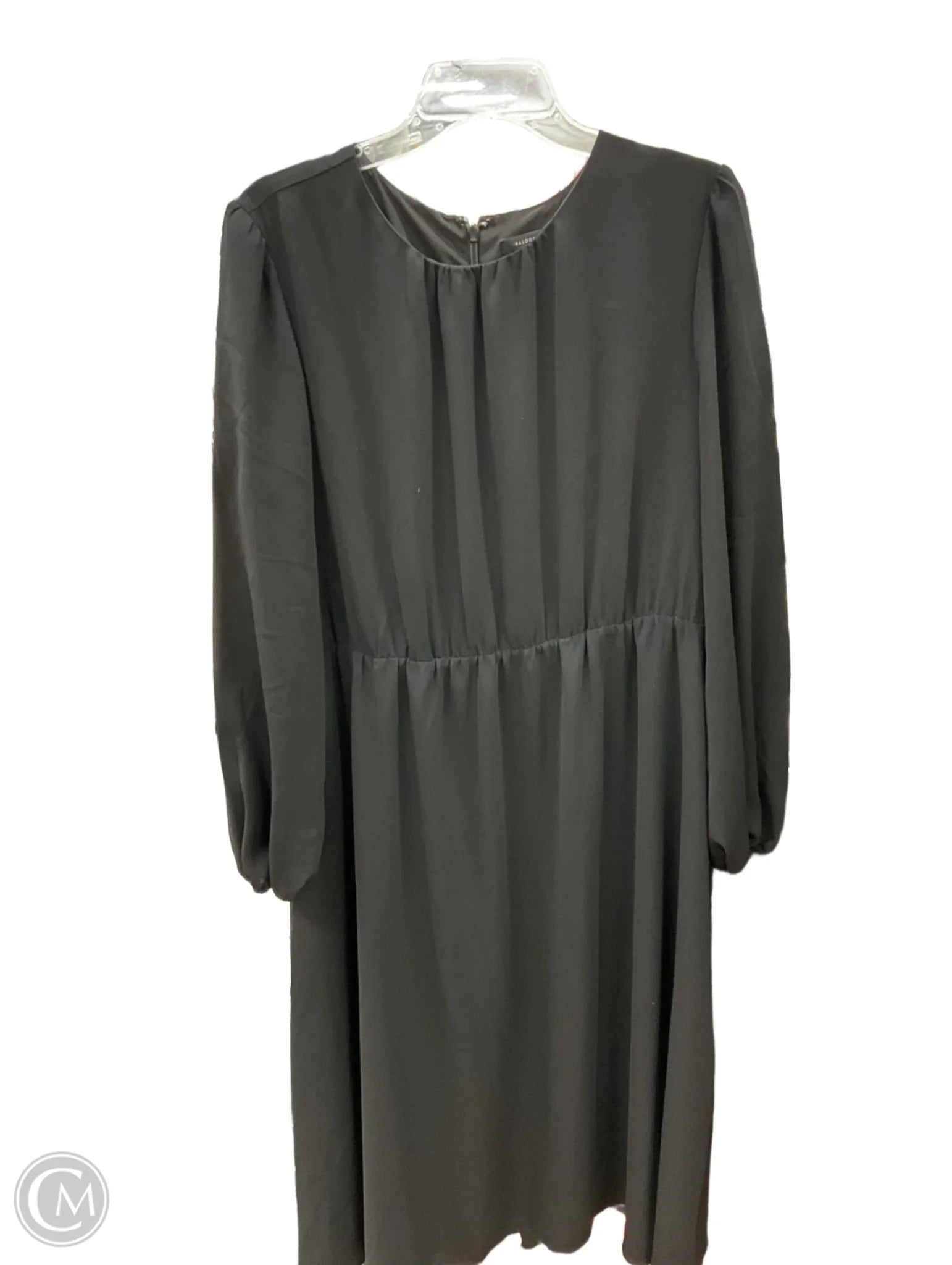 Dress Casual Maxi By Halogen In Black, Size: 1x Tunics Leisure comfortable