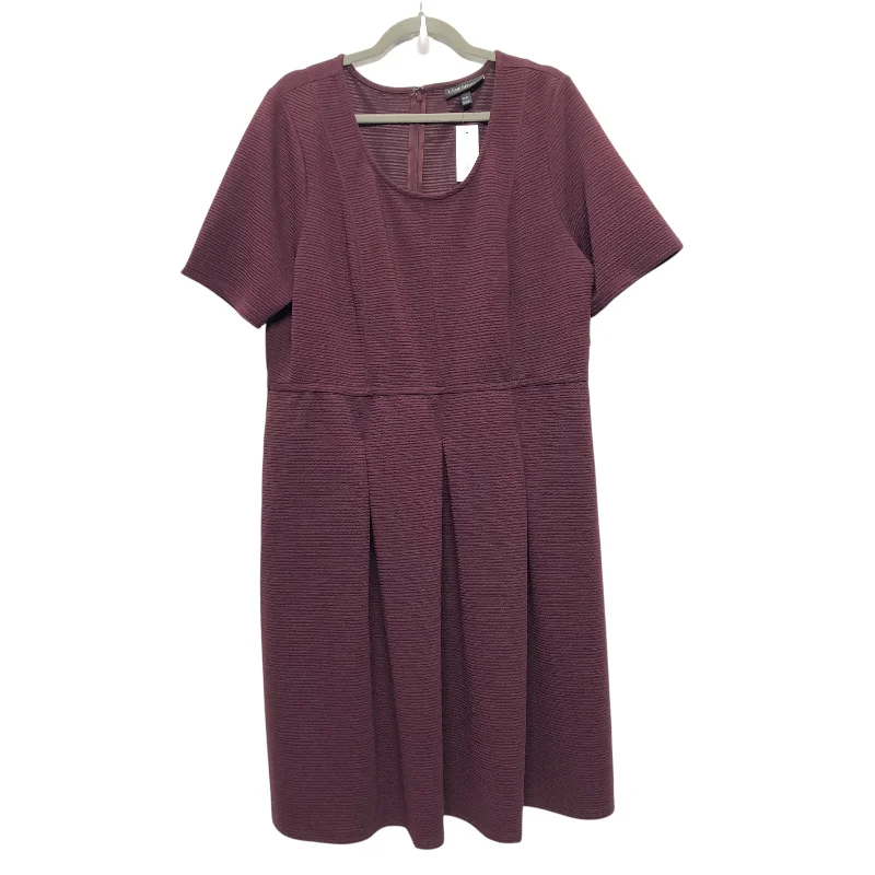 Dress Casual Short By Lane Bryant In Purple, Size:1X Tunics Business professional