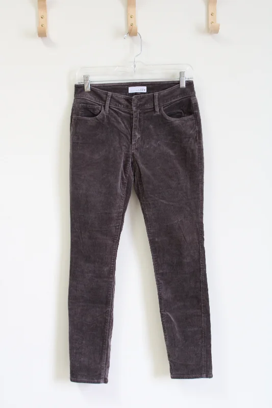 LOFT Brown Corduroy Curvy Skinny Pant | 2 Comfy Cargo Trousers