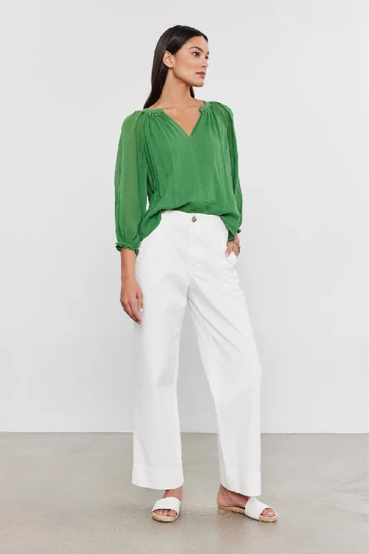 SABINE COTTON CANVAS PANT Classic Chino Pants