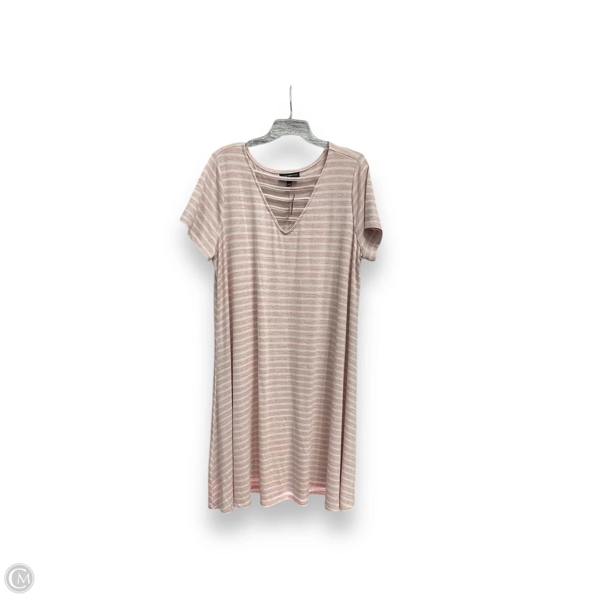 Dress Casual Short By Lane Bryant In Striped Pattern, Size: 1x Tunics Spring floral
