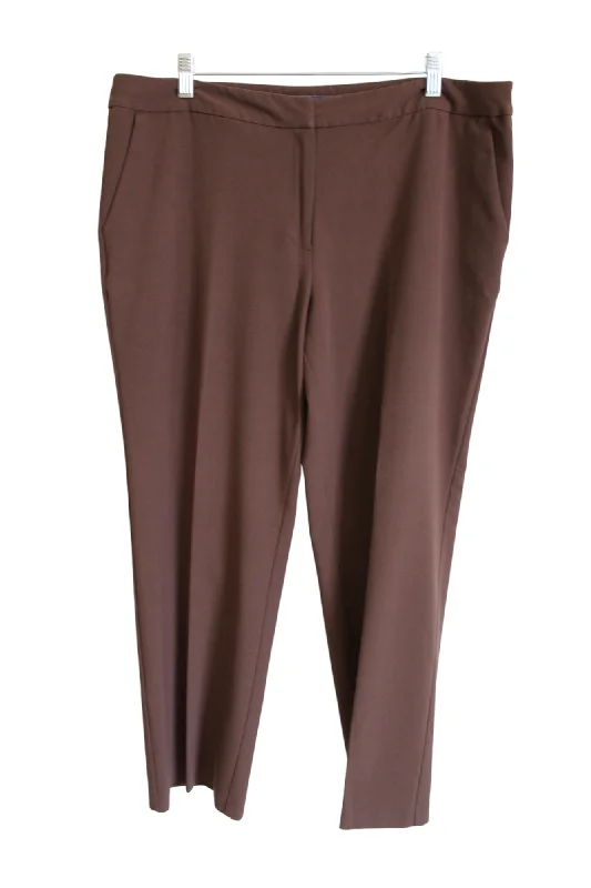 J.H. Collectibles Brown Karyn Pant | 16 High-Waist Trousers