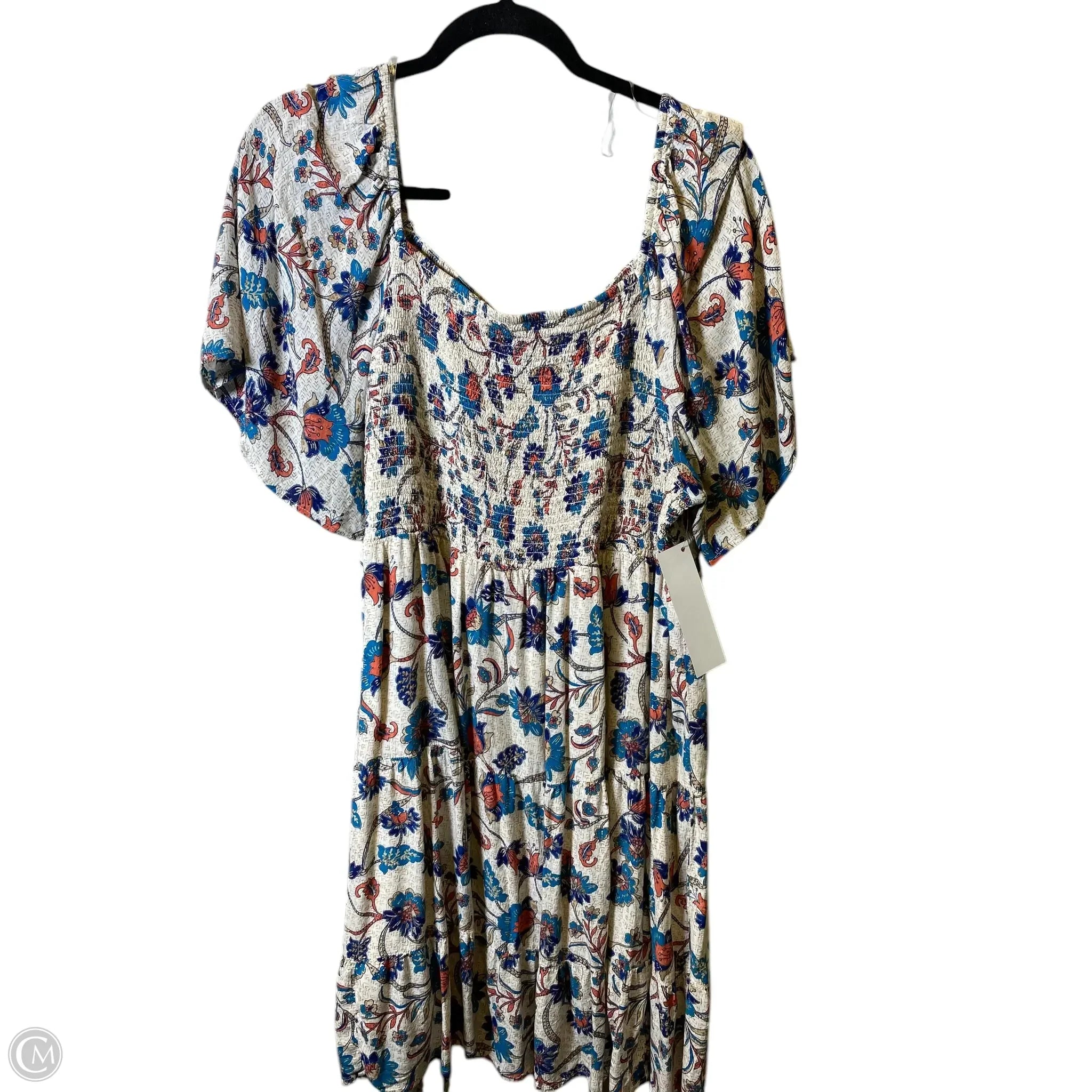 Dress Casual Short By Nurture In Floral Print, Size: 1x Tunics Essential wardrobe