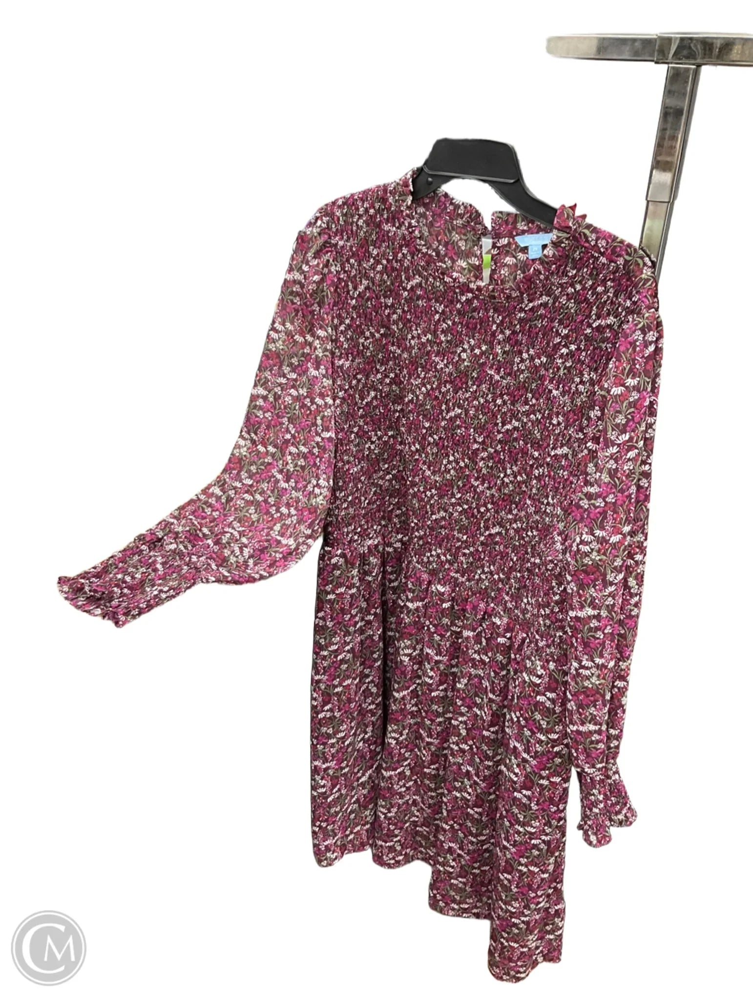 Dress Casual Short By Draper James In Floral Print, Size: 2x Tunics Chinos classic