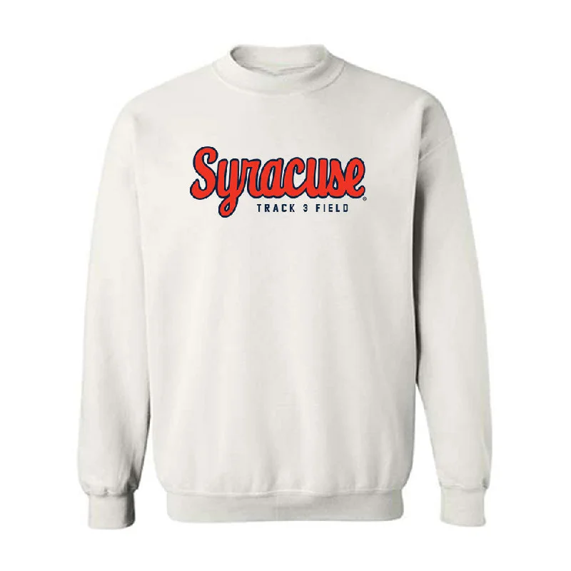 Syracuse - NCAA Women's Track & Field : Olivia Etienvre - Classic Shersey Crewneck Sweatshirt Hoodie with Set-In Sleeves Structured Classic
