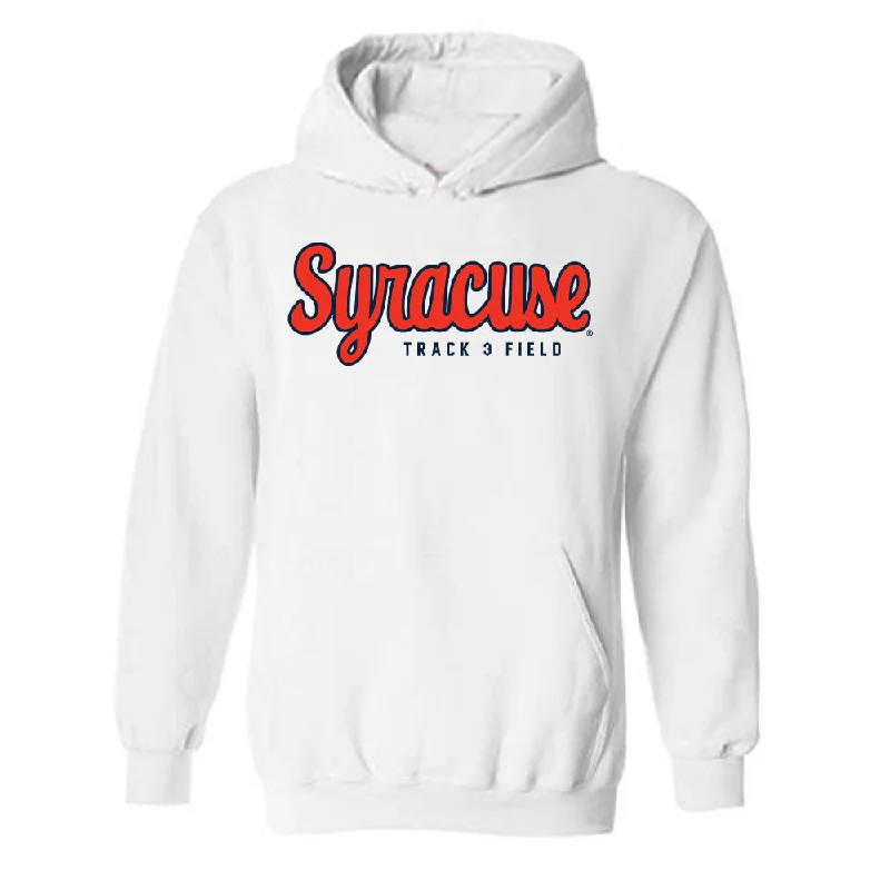 Syracuse - NCAA Women's Track & Field : Maya Dubrovsky - Classic Shersey Hooded Sweatshirt Hoodie with Batwing Sleeves Loose Dramatic