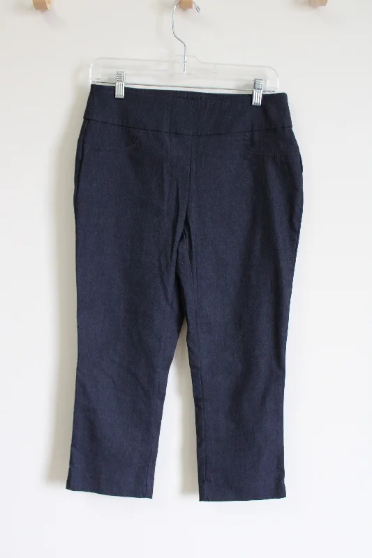 Charter Club Classic Fit Chambray Look Stretch Ankle Pant | 6 Chic Checkered Pants