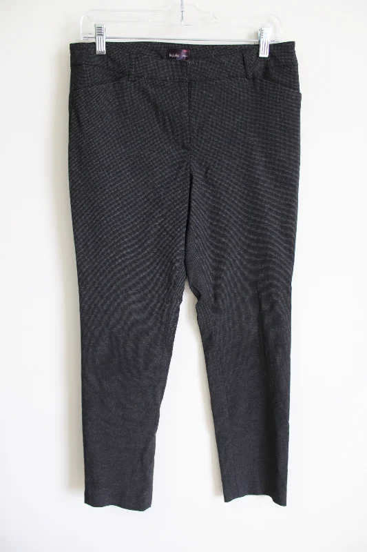 Raefaella Classic Patterned Pants | 6 Petite Warm Wool Trousers