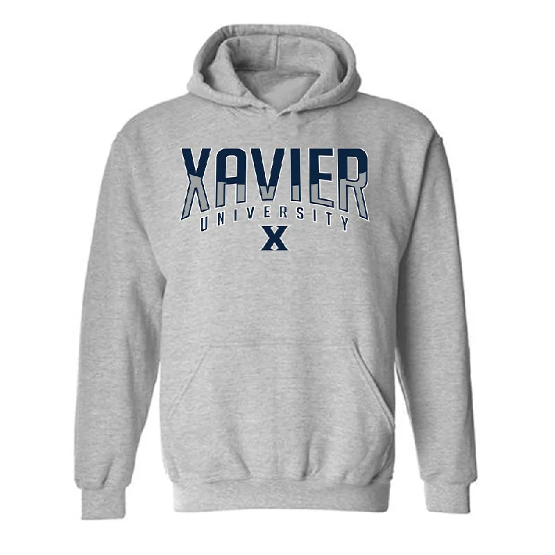 Xavier - NCAA Women's Track & Field : Rania Brown - Generic Shersey Hooded Sweatshirt Hoodie with Toggle Buttons Decorative Unique