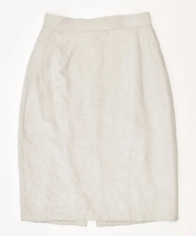 VINTAGE Womens A-Line Skirt XS W25 Grey denim skirt stylish