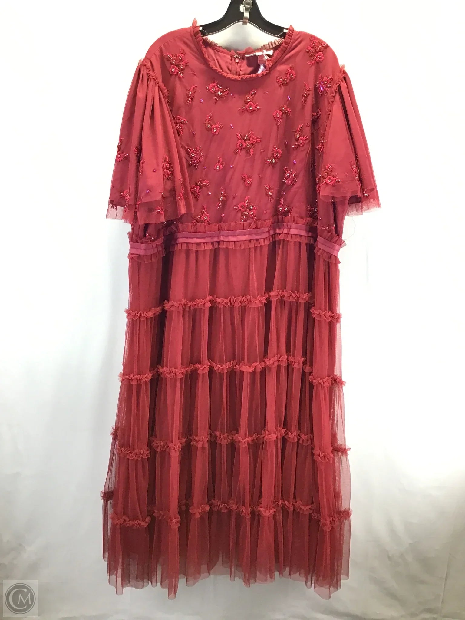 Dress Party Long By Cmc In Red, Size: 4x Elegant Long Evening