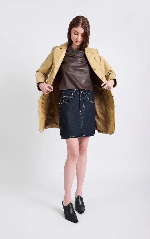 Tallulah Skirt in Raw low waist skirt