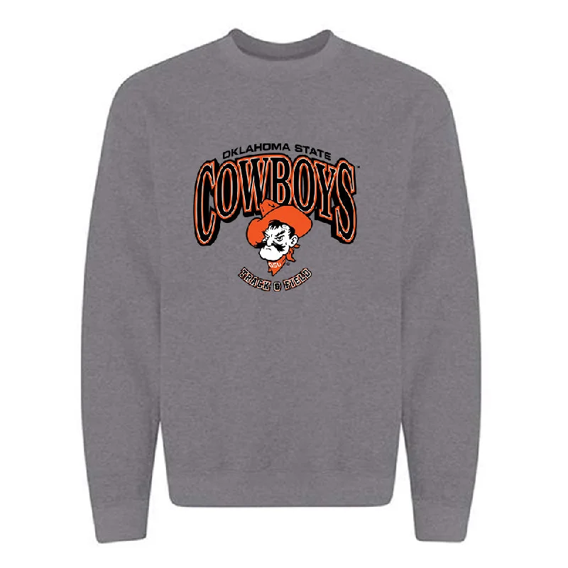 Oklahoma State - NCAA Women's Track & Field : Krystal Rodriguez - Classic Shersey Crewneck Sweatshirt Hoodie with Drop Shoulder Relaxed Streetwear