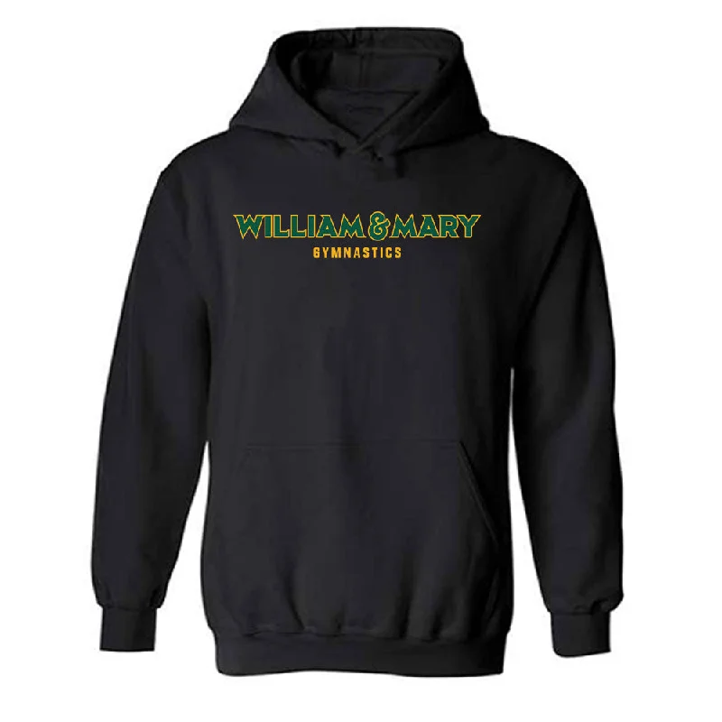 William & Mary - NCAA Women's Gymnastics : Samantha Burd - Hooded Sweatshirt Hoodie with Velcro Closure Adjustable Secure