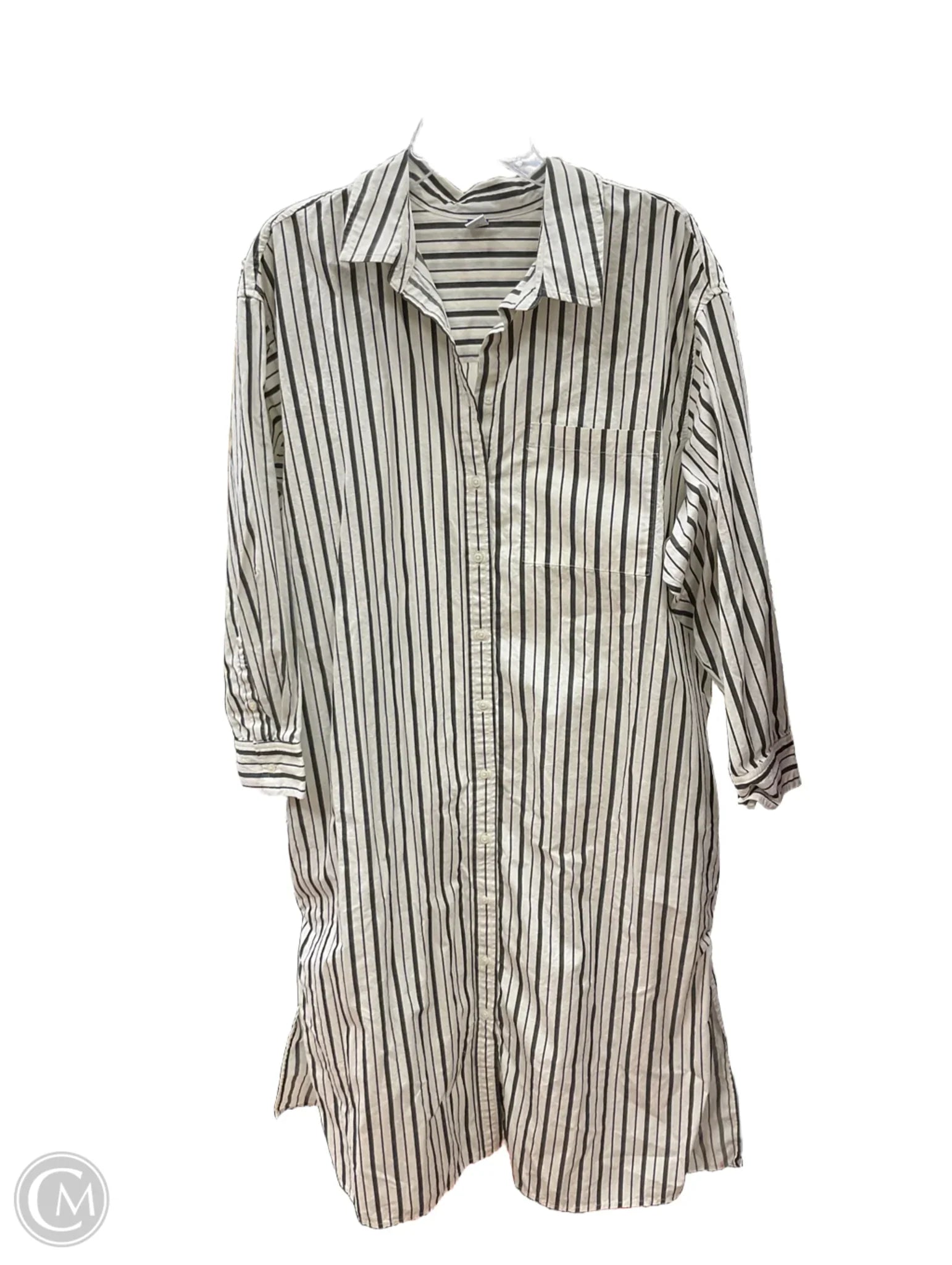 Dress Casual Maxi By Old Navy In Striped Pattern, Size: 2x Tunics Trousers formal