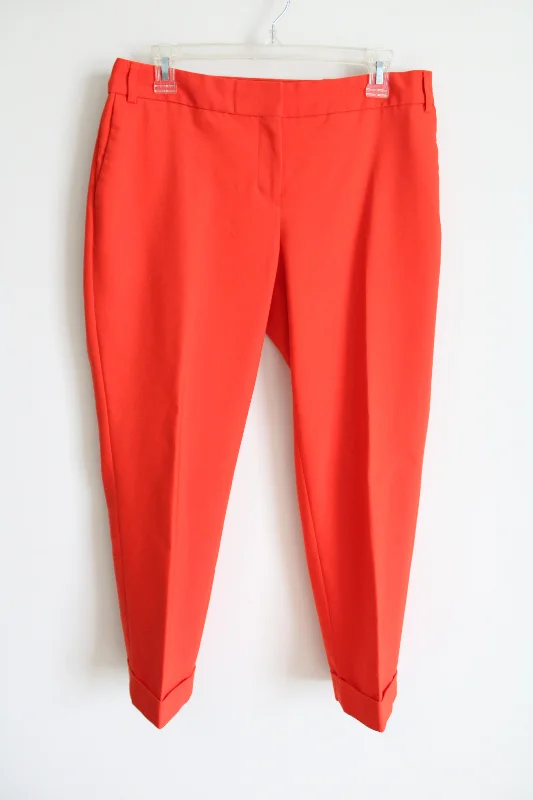 Express Editor Red Chino Pant | 10 Trendy Velvet Pants